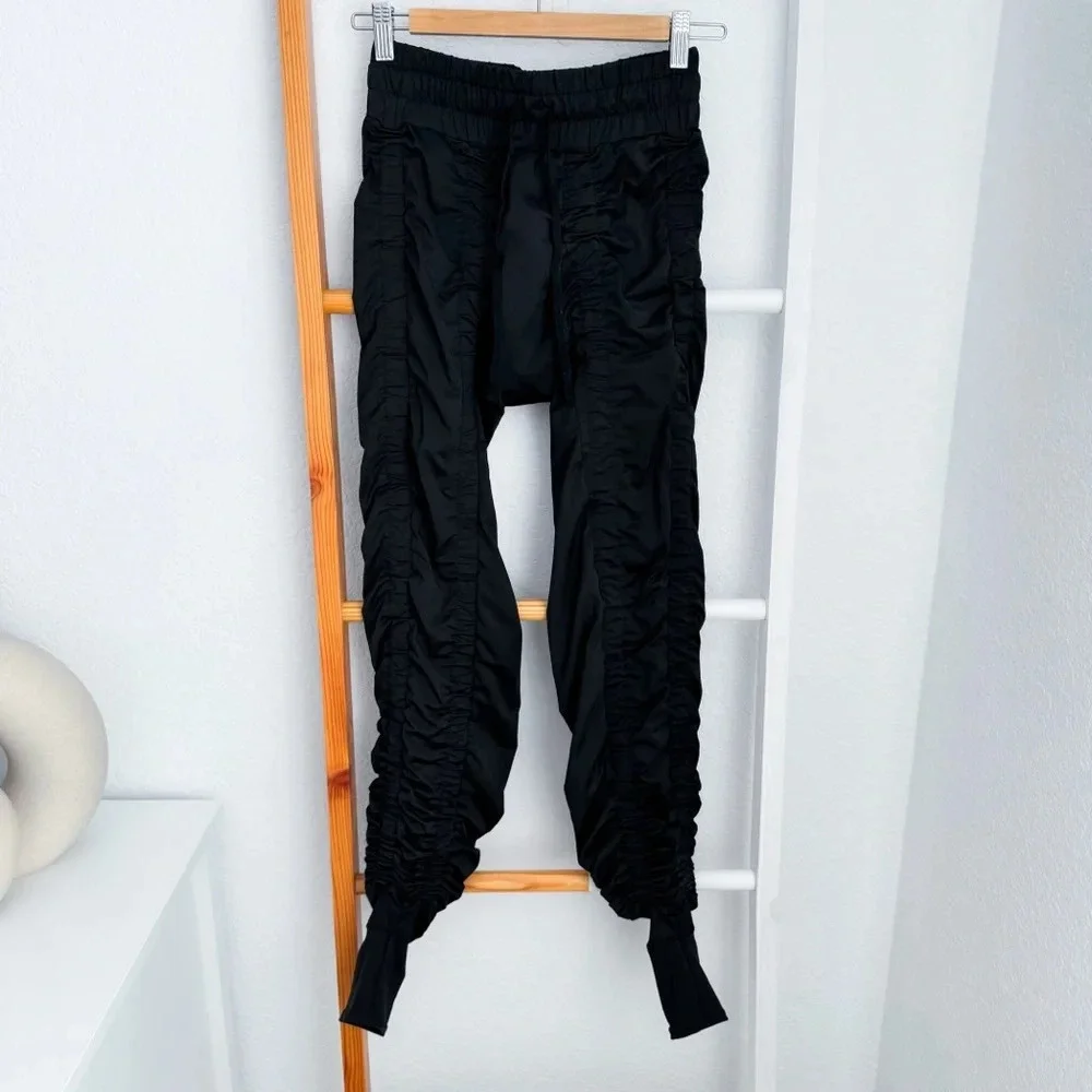 AGOGIE Wearable Resistance Band +20 Pants Black Leggings Drawstrings Women's L